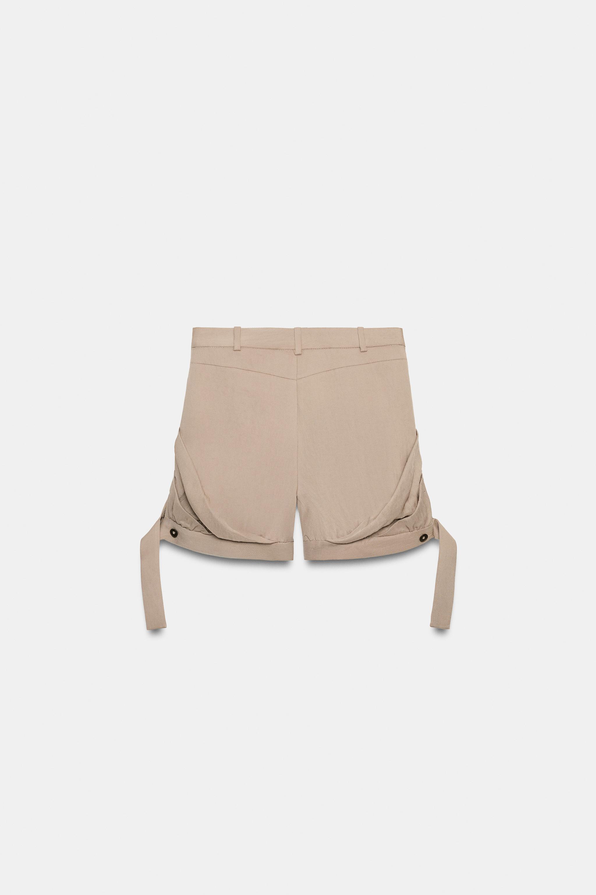 ZW COLLECTION FLOWY PLEATED SHORTS